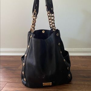 Black/Gold Nail Head Michael Kors Bag